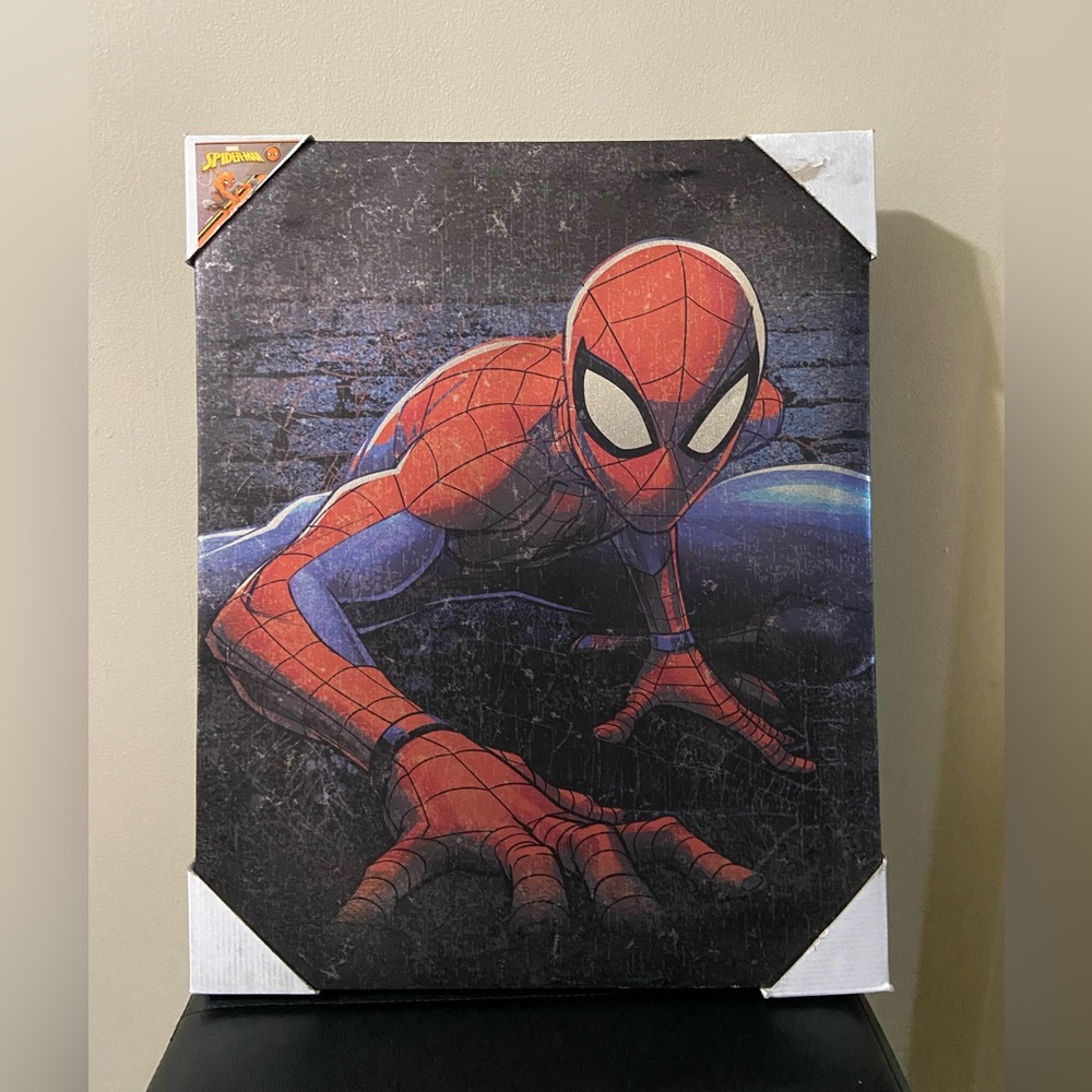 Spider-Man “metallic” canvas wall art